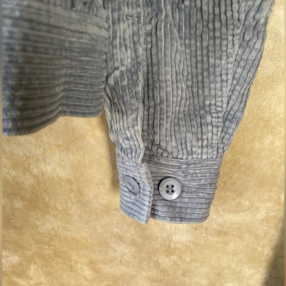 Sun Diego Men's Dusty Blue Corduroy Club Style Jacket Casual Minimal Large - Picture 6 of 6